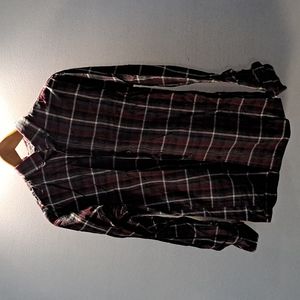 Haggar Clothing Plaid Dress Shirt